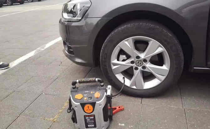 秦安汽车搭电案例